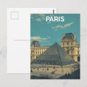 Carte Postale Paris Louvre (Devant / Derrière)