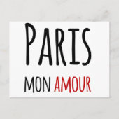 Carte Postale Paris, mon amour (Devant)