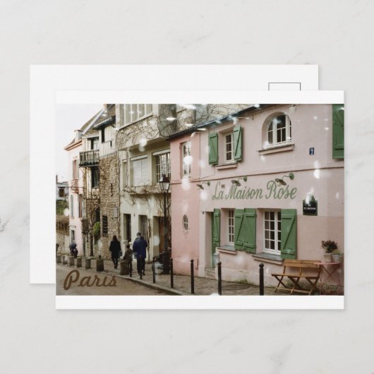 Carte postale Paris Monmartre (Devant / Derrière)