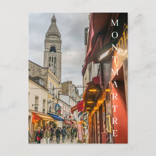 Carte postale Paris Montmartre (Devant)
