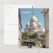 Carte Postale Paris Montmartre (Devant / Derrière)