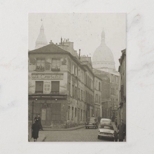 Carte Postale Paris, Montmartre (Devant)