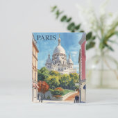 Carte Postale Paris Montmartre (Debout devant)