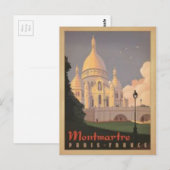 Carte Postale Paris Montmartre Vintage (Devant / Derrière)