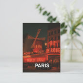 Carte Postale Paris Moulin Rouge (Debout devant)