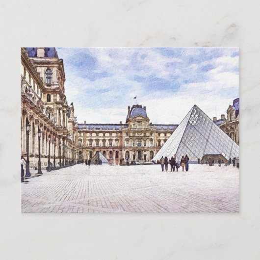 Carte postale Paris Musée du Louvre (Devant)