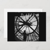 Carte Postale Paris Noir et Blanc Classique (Devant / Derrière)