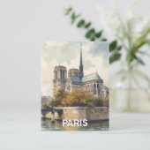 Carte Postale Paris Notre-Dame (Debout devant)