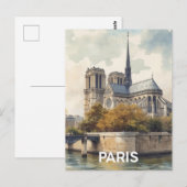 Carte Postale Paris Notre-Dame (Devant / Derrière)