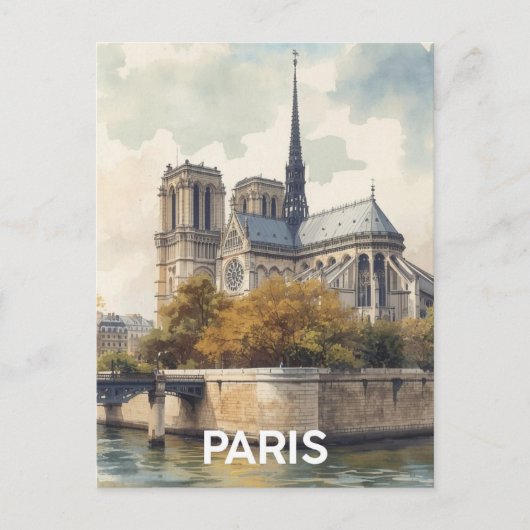 Carte Postale Paris Notre-Dame (Devant)