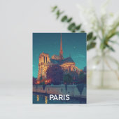 Carte Postale Paris Notre-Dame (Debout devant)
