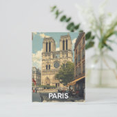 Carte Postale Paris Notre Dame (Debout devant)