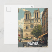 Carte Postale Paris Notre Dame (Devant / Derrière)