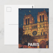 Carte Postale Paris Notre Dame (Devant / Derrière)