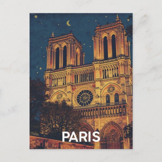 Carte Postale Paris Notre Dame (Devant)