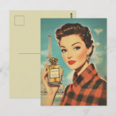 Carte Postale Paris Parfum et élégance (Devant / Derrière)