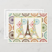 Carte Postale Paris pétillant (Devant / Derrière)