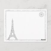 Carte Postale Paris pétillant (Dos)