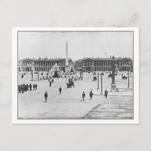 Carte postale Paris, Place de la Concorde (Devant)