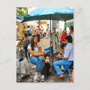 Carte Postale Paris, Place de Théâtre, Montmartre 9