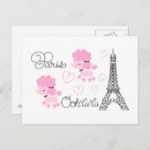 Carte Postale Paris Poodles (Devant / Derrière)