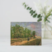 Carte Postale Paris Road avec Paysan par Vincent van Gogh (Debout devant)