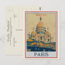 Paris Sacré Coeur illustration France