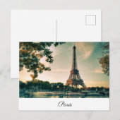 Carte Postale Paris Seine (Devant / Derrière)