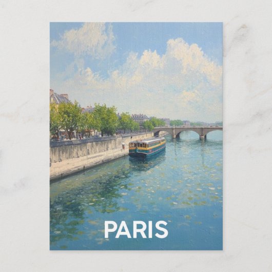 Carte Postale Paris Seine (Devant)