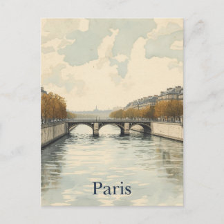Carte Postale Paris Seine