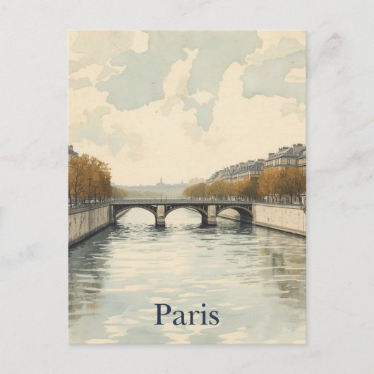 Carte Postale Paris Seine (Devant)