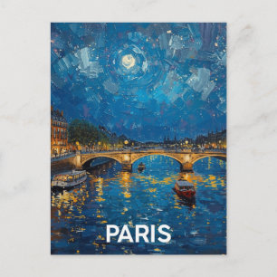 Carte Postale Paris Seine