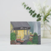 Carte Postale "Paris shopping aux chandelles" (Debout devant)