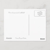 Carte Postale "Paris shopping aux chandelles" (Dos)