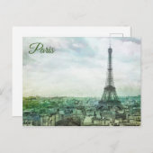 Carte Postale Paris skyline (Devant / Derrière)