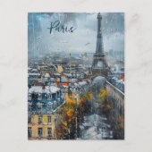 Carte Postale Paris Skyline (Devant)