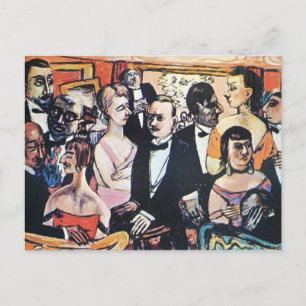 Carte Postale Paris Society, fine art de Max Beckmann