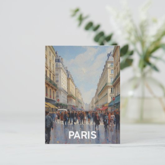 Carte Postale Paris Streets (Debout devant)