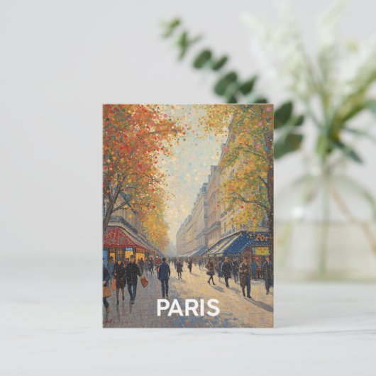 Carte Postale Paris Streets (Debout devant)