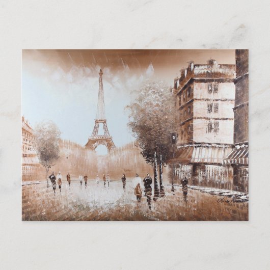 Carte postale Paris Streets (Devant)