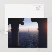 Carte postale Paris Sunset (Devant / Derrière)