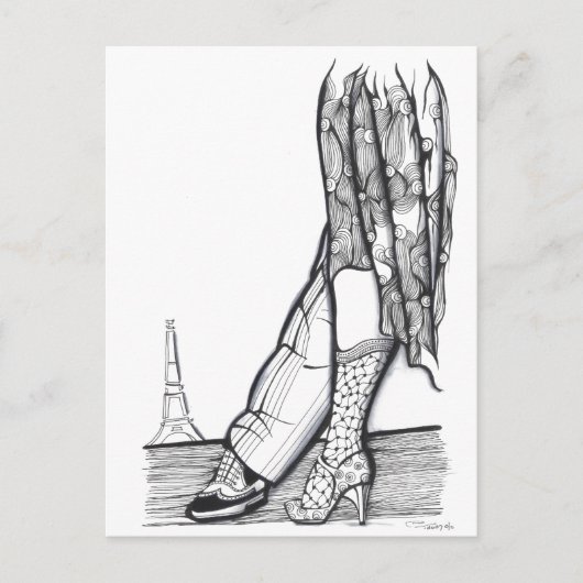 Carte Postale Paris Tango (Devant)