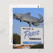 Carte Postale Paris, TN - La plus grande alevine de poisson du m (Devant / Derrière)