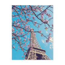 Paris Tour Eiffel fleurit en Printemps