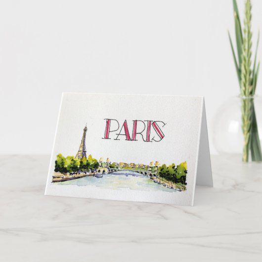 Carte postale Paris Travel—Carte de voeux (Devant)