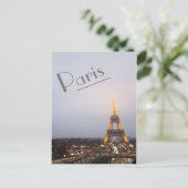 Carte Postale Paris Twilight (Debout devant)