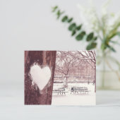 Carte Postale Paris, ville de l'amour (Jardins Notre-Dame) (Debout devant)