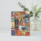 Carte Postale Paris vintage (Debout devant)