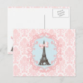 Carte Postale Paris Vintage (Devant / Derrière)