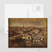Carte postale Paris vintage (Devant / Derrière)